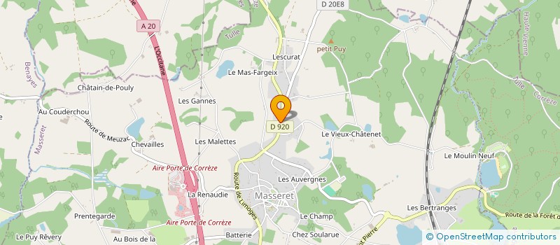 localisation de l'entreprise L'ATELIER D'EMY-LYS  MASSERET