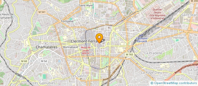 localisation de l'entreprise L'ATELIER D'EOLE à CLERMONT-FERRAND