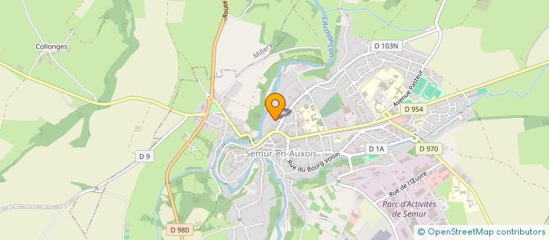 localisation de l'entreprise L'ATELIER D'ETOILES à SEMUR-EN-AUXOIS