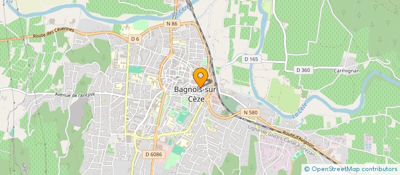 localisation de l'entreprise L'ATELIER D'EVE à BAGNOLS-SUR-CEZE