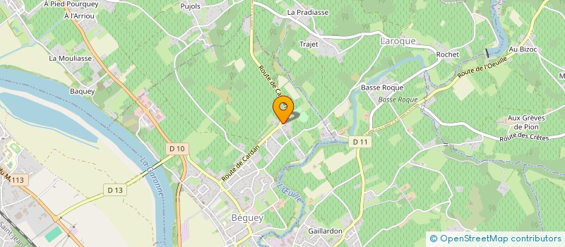 localisation de l'entreprise L'ATELIER D'EVEIL  BEGUEY