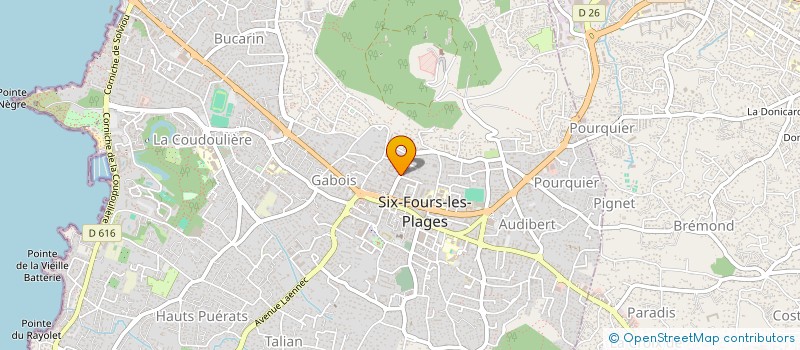 localisation de l'entreprise L'ATELIER D'EVEIL à SIX-FOURS-LES-PLAGES