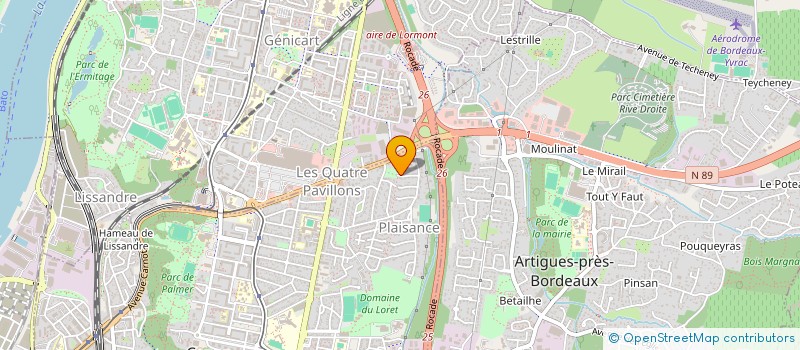 localisation de l'entreprise L'ATELIER D'HARITZA à CENON