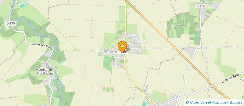 localisation de l'entreprise L'ATELIER D'HERLUF  BENY-SUR-MER