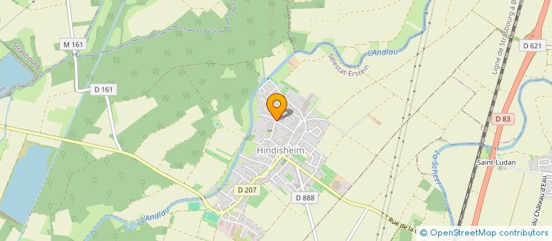 localisation de l'entreprise L'ATELIER D'HINDI  HINDISHEIM