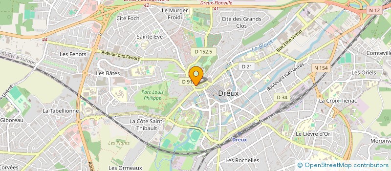 localisation de l'entreprise L' ATELIER D' HORLOGERIE à DREUX
