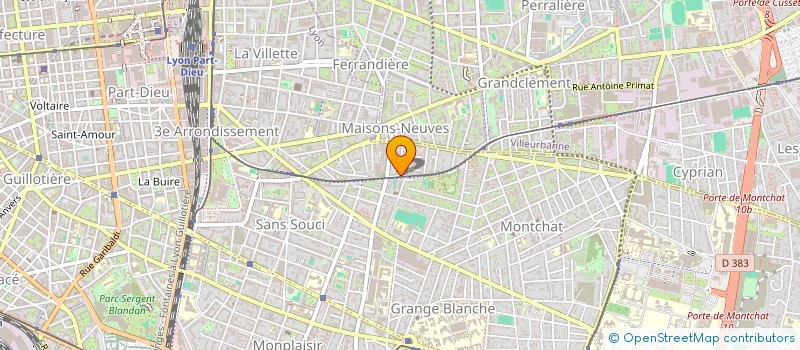 localisation de l'entreprise L'ATELIER D'HYGIEE  LYON