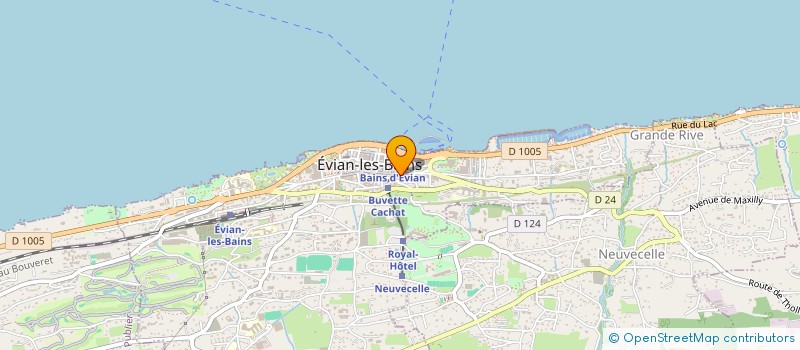 localisation de l'entreprise L'ATELIER D'ISA à EVIAN-LES-BAINS