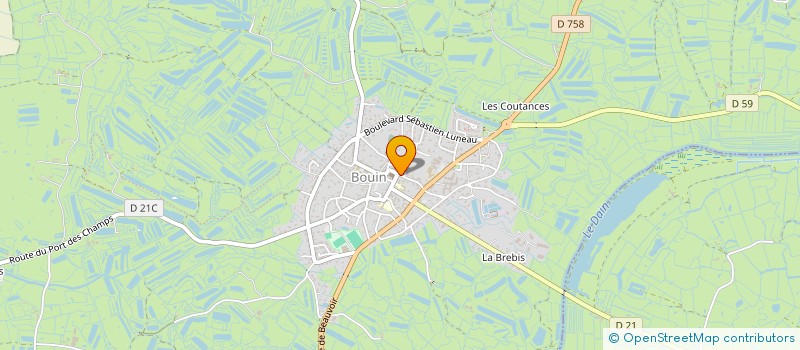 localisation de l'entreprise L'ATELIER D'IZA  BOUIN