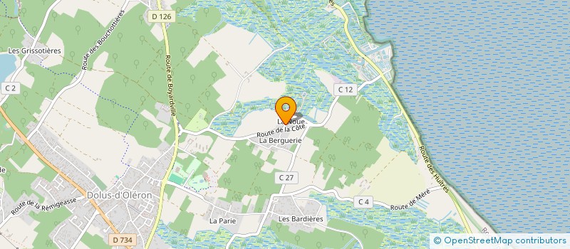 localisation de l'entreprise L ATELIER D OLERON  DOLUS D'OLERON