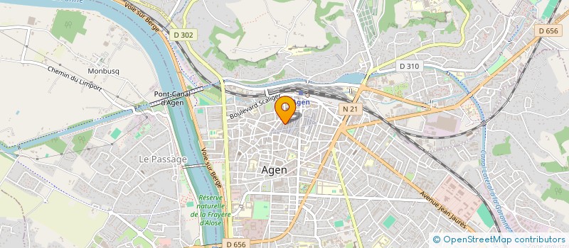 localisation de l'entreprise L ATELIER D OLIVIA à AGEN