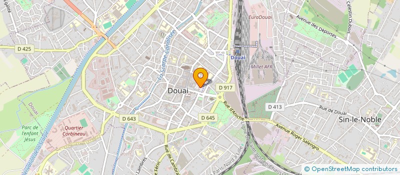 localisation de l'entreprise L'ATELIER D'OLIVIER à DOUAI