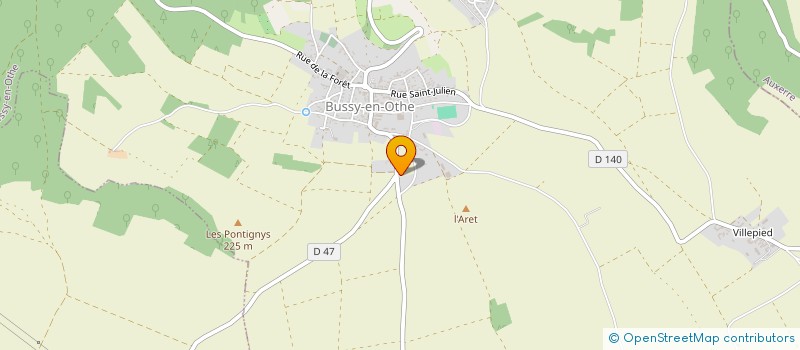 localisation de l'entreprise L'ATELIER D'OLMO à BUSSY-EN-OTHE