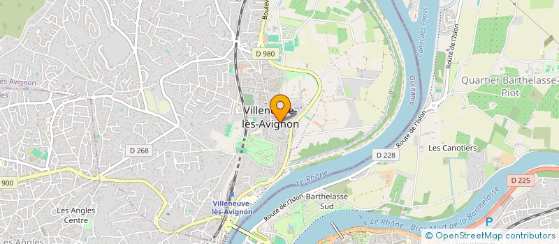 localisation de l'entreprise L'ATELIER D'OR  VILLENEUVE-LES-AVIGNON