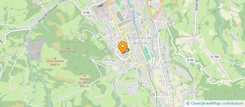 localisation de l'entreprise L'ATELIER D'ORACE  BAGNERES-DE-BIGORRE