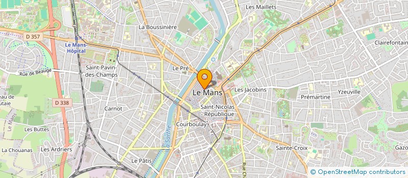 localisation de l'entreprise L'ATELIER D'ORPHEE à LE MANS