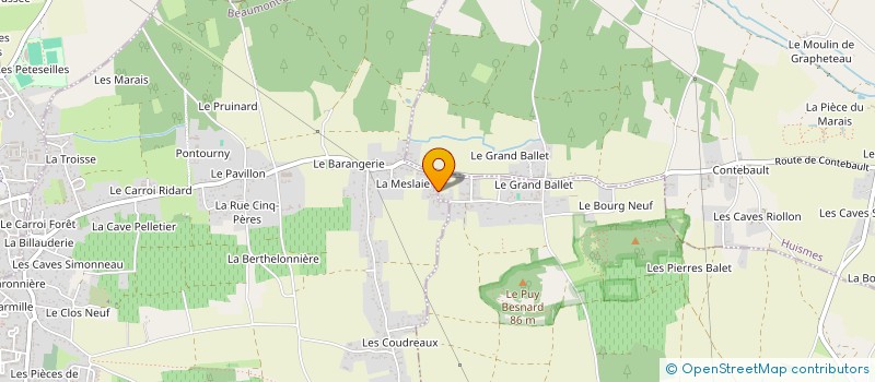 localisation de l'entreprise L'ATELIER D'UNE SECONDE VIE  BEAUMONT-EN-VERON