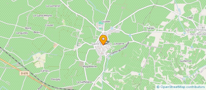 localisation de l'entreprise L ATELIER D URANIE à SAINT-EMILION