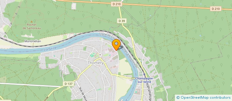 localisation de l'entreprise L'ATELIER DA FONTE  THOMERY