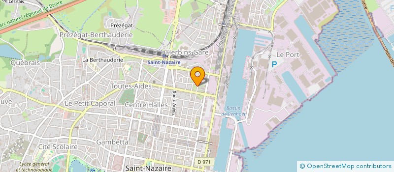 localisation de l'entreprise L'ATELIER DALCROZE DE CLAIRE LELEU  SAINT-NAZAIRE