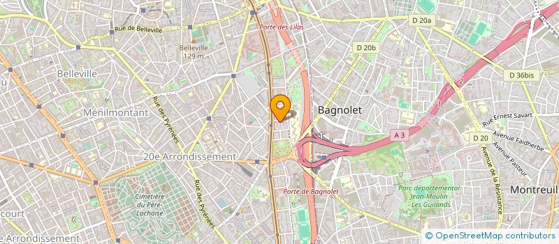 localisation de l'entreprise L'ATELIER DANSE FITNESS COACHING  PARIS