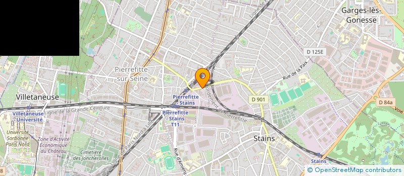 localisation de l'entreprise L'ATELIER DE 3  SAINT-DENIS