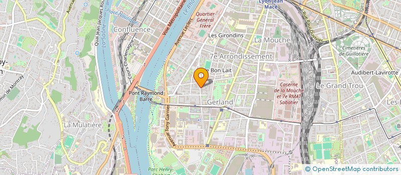 localisation de l'entreprise L'ATELIER DE A A Z  LYON