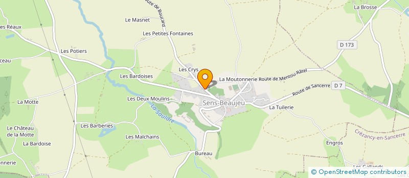 localisation de l'entreprise L ATELIER DE BEAULIEU à MENETOU-RATEL