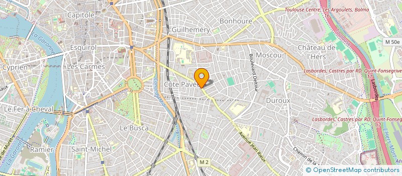 localisation de l'entreprise L'ATELIER DE BEAUTE à TOULOUSE