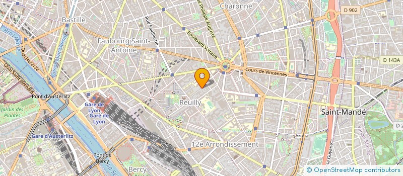 localisation de l'entreprise L'ATELIER DE BERCY  PARIS