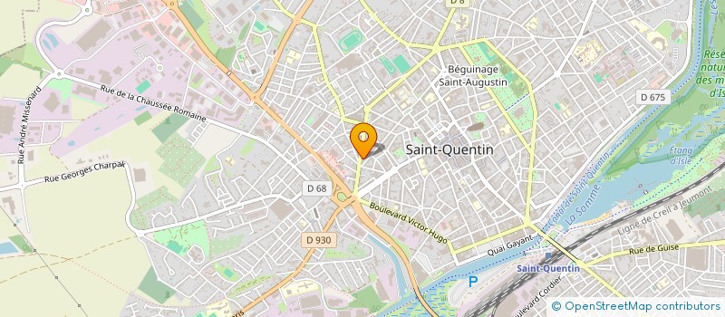 localisation de l'entreprise L'ATELIER DE BERTRAND à SAINT-QUENTIN
