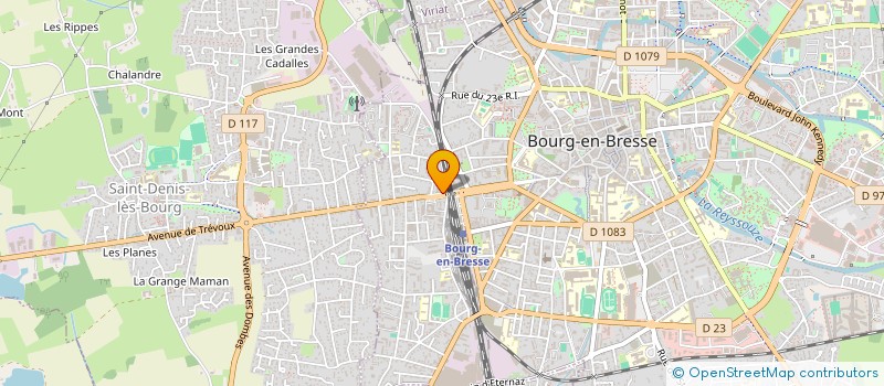 localisation de l'entreprise L'ATELIER DE BOURG à BOURG-EN-BRESSE