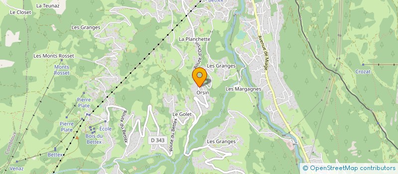 localisation de l'entreprise L'ATELIER DE BRUN  SAINT-GERVAIS-LES-BAINS