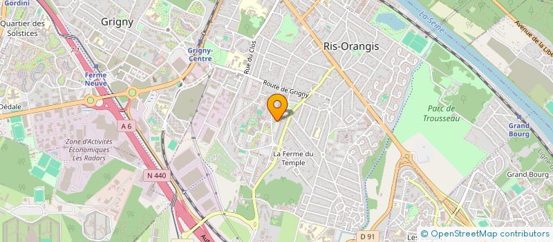localisation de l'entreprise L'ATELIER DE BRUNOY à RIS-ORANGIS