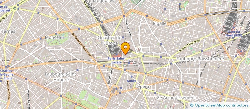 localisation de l'entreprise L ATELIER DE BUDAPEST  PARIS