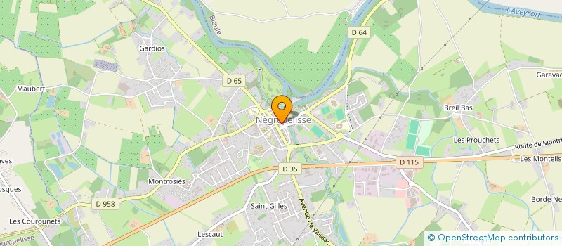 localisation de l'entreprise L'ATELIER DE CALOU ET ANITA  NEGREPELISSE