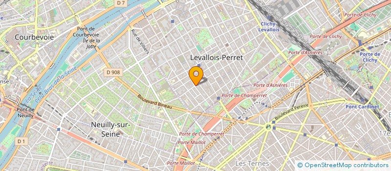 localisation de l'entreprise L'ATELIER DE CAMILLE à LEVALLOIS-PERRET