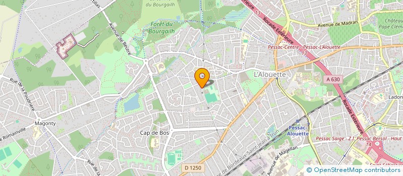 localisation de l'entreprise L'ATELIER DE CAROLINE  PESSAC