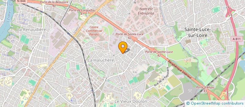 localisation de l'entreprise L'ATELIER DE CAROLINE à NANTES