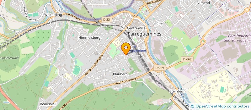 localisation de l'entreprise L'ATELIER DE CATHY-LINE à SARREGUEMINES