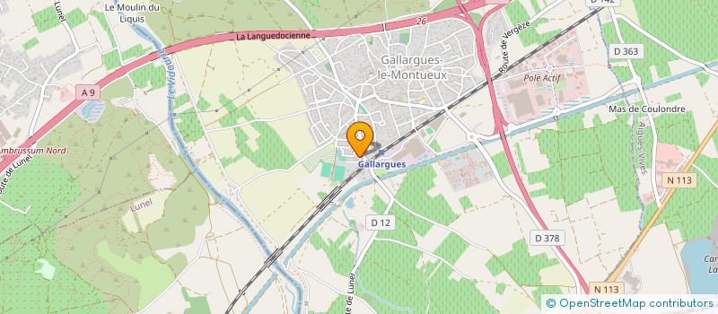 localisation de l'entreprise L'ATELIER DE CECE  GALLARGUES-LE-MONTUEUX