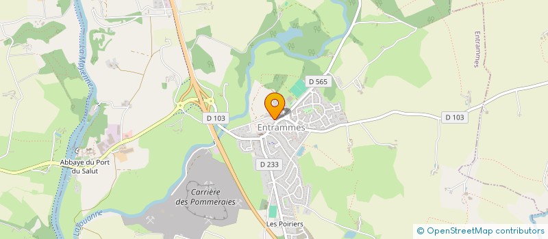 localisation de l'entreprise L'ATELIER DE CEDOLINE  ENTRAMMES