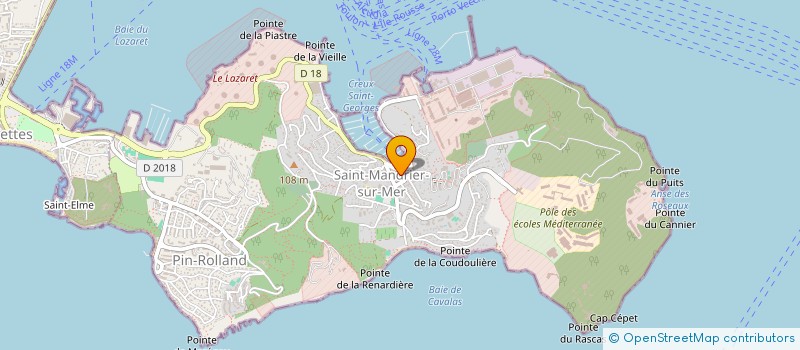 localisation de l'entreprise L'ATELIER DE CHLOE à HYERES