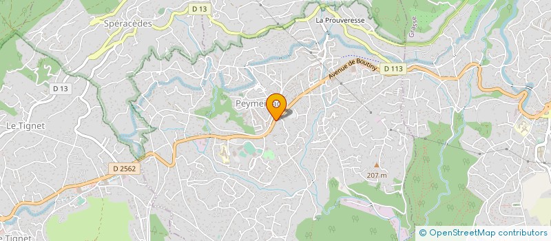 localisation de l'entreprise L'ATELIER DE CHLOE  PEYMEINADE