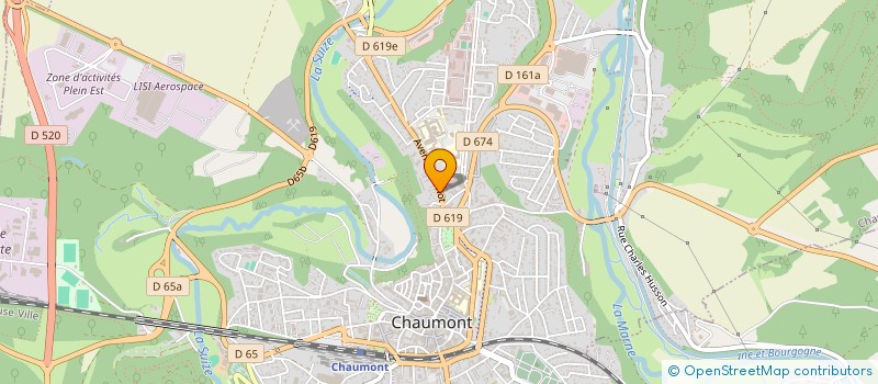 localisation de l'entreprise L'ATELIER DE CHOUQUETTE à CHAUMONT
