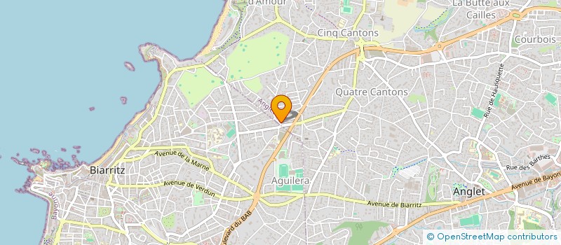 localisation de l'entreprise L'ATELIER DE COCO à ANGLET