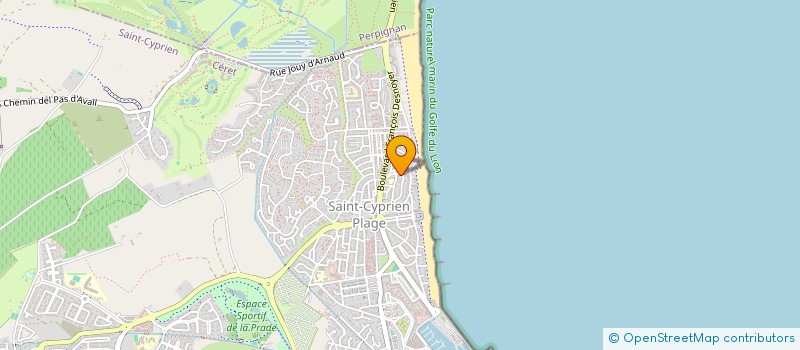 localisation de l'entreprise L'ATELIER DE COIFFURE  SAINT-CYPRIEN