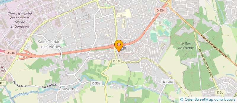 localisation de l'entreprise L'ATELIER DE COIFFURES à LAGNY-SUR-MARNE