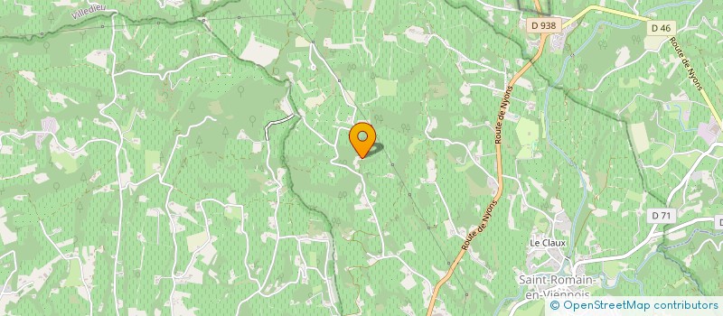 localisation de l'entreprise L ATELIER DE CONFECTIONS MENTALES  SAINT-ROMAIN-EN-VIENNOIS