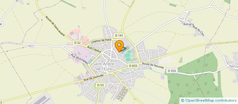 localisation de l'entreprise L'ATELIER DE CONSTANT  ST ANDRE DE L EURE